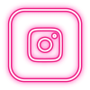 Insta neon icone Instagram lien vers la page Instagram https://www.instagram.com/insta.amande/